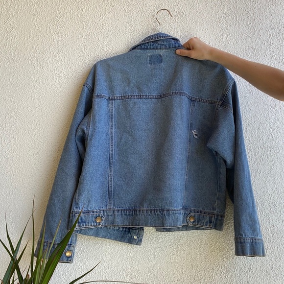 ๐ฟ VIBRANT OVER SIZED DENIM JACKET ๐ฟ - Picture 4 of 4